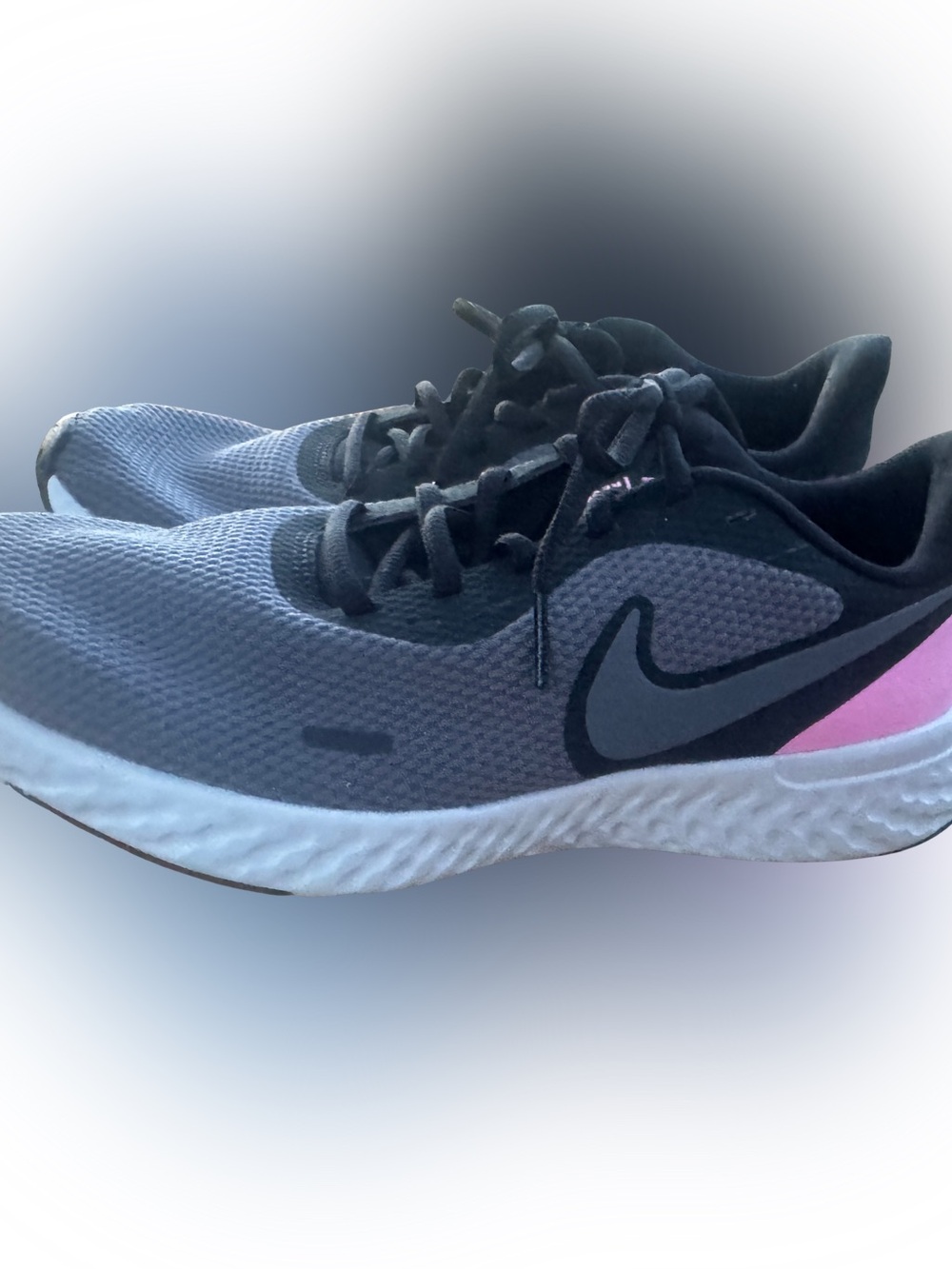 Nike Revolution Women’s Gray, Black m, Pink Athletic Sneakers
